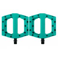 Photo Paire de pedales plates dmr v11 turquoise