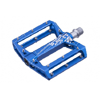 Photo Paire de pedales plates insight pro aluminium bleu