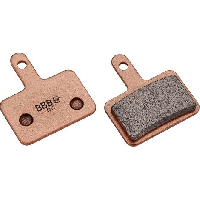 Photo Paire de plaquettes bbb discstop hp sintered pour shimano deore tektro aurig trp parabox