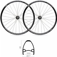 Photo Paire de roues road airline tubeless ready 19x700mm shimano 11v