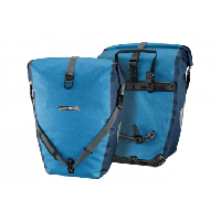 Photo Paire de sacoches de porte bagages ortlieb back roller plus 40l bleu dusk denim