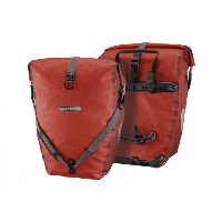 Photo Paire de sacoches de porte bagages ortlieb back roller plus 40l rouge salsa dark chili