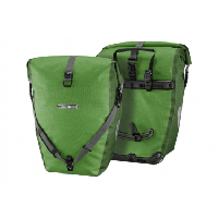 Photo Paire de sacoches de porte bagages ortlieb back roller plus 40l vert kiwi moss