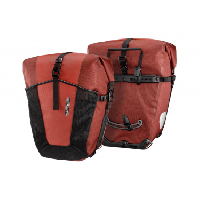 Photo Paire de sacoches de porte bagages ortlieb back roller pro plus 70l rouge salsa dark chili