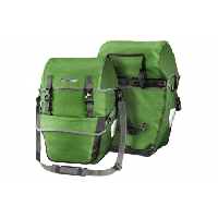 Photo Paire de sacoches de porte bagages ortlieb bike packer plus 42l vert kiwi moss