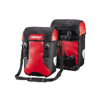Photo Paire de sacoches de porte bagages ortlieb sport packer classic 30l rouge noir