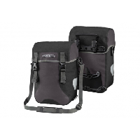 Photo Paire de sacoches de porte bagages ortlieb sport packer plus 30l gris granite noir