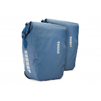 Photo Paire de sacoches de porte bagages thule shield pannier 25l 50l bleu