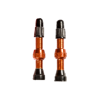 Photo Paire de valves stan s notubes universal presta 44 mm orange