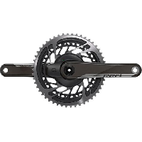 Photo Pedalier quarq capteur de puissance sram red d1 dub 46 33 dents 2x12v sans boitier noir