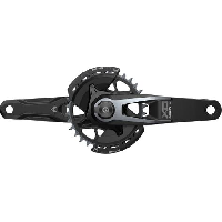 Photo Pedalier sram x0 t type eagle powermeter dub wide 32 dents 12v guards noir sans boitier