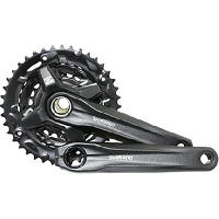 Photo Pedalier vtt shimano 9v mt210 170mm 40 30 22 integre