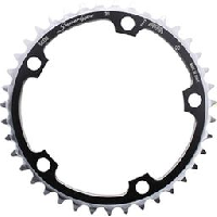 Photo Plateau route 5bra d 130 miche 39dts interieur type shimano noir 9 10v