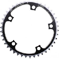 Photo Plateau route 5bra d 130 miche 42dts interieur type shimano noir 9 10v