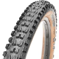 Photo Pneu vtt maxxis minion dhf 27 5 tubeless ready dual exo protection wide trail wt flancs beige