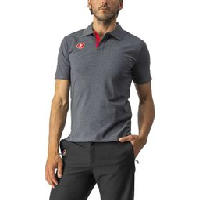 Photo Polo manches courtes castelli race day gris