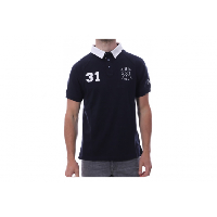 Photo Polo marine homme hungaria sport style