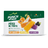 Photo Punch power pates de fruits energetiques lot de 12 x 6 saveur multifruits