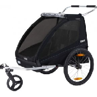 Photo Remorque a enfant thule coaster 2 xt noir