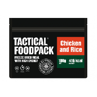 Photo Repas poulet et riz tactical foodpack