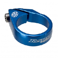 Photo Reverse collier de selle a vis diametre 34 9 mm bleu