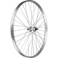 Photo Roue 28" 5/8 3/8 moyeu arrière en aluminium sur roulements v-brake 1v