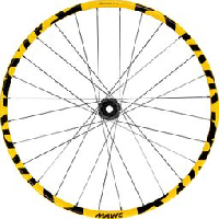 Photo Roue avant mavic deemax dh 29 boost 20x110 mm 6 trous jaune