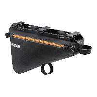 Photo Sacoche de cadre bikepacking Ortlieb Frame Pack 6 litres noir noir