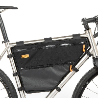 Photo Sacoche de cadre bikepacking Restrap Full Frame Bag Large 9L noir