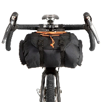 Photo Sacoche de cintre bikepacking Restrap Bar Bag Black/Orange 14L noir