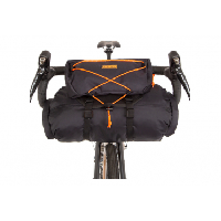 Photo Sacoche de guidon restrap bar bag holster avec sac etanche 14 3 l noir orange