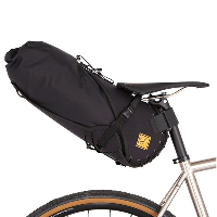 Photo Sacoche de selle bikepacking Restrap Saddle Bag 14 litres noir noir