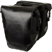 Photo Sacoches de porte bagage agu clean double bike bag shelter large 42l noir
