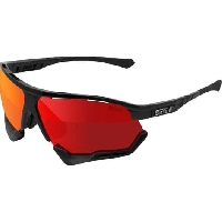 Photo Scicon sports aerocomfort scn pp regular lunettes de soleil de performance sportive scnpp multimorror rouge luminosite noire