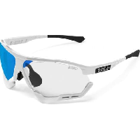 Photo Scicon sports aerocomfort scn xt xl lunettes de soleil de performance sportive miroir bleu photochromique scnxt luminosite blanche