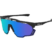 Photo Scicon sports aeroshade kunken lunettes de soleil de performance sportive multimirror bleu scnpp compagnon de carbone