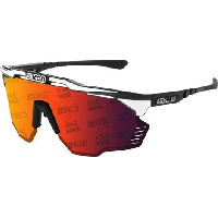 Photo Scicon sports aeroshade kunken monogram lunettes de soleil de performance sportive scnpp eau muthiror red eau boulon blanc brillant