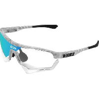 Photo Scicon sports aerotech regular photochromic lunettes de soleil de performance sportive miroir bleu photochromique scnxt matt gele