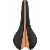 Photo Selle competition senso line inserts noir brillant orange