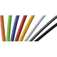 Photo Shimano jeu cables et gaines ptfe teflon freins route blanc