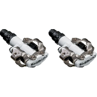 Photo Shimano paire de pedales spd m520 blanc