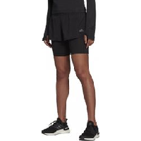 Photo Short 2 en 1 adidas run it noir femme