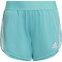 Photo Short d entrainement en tricot a 3 bandes fille adidas aeroready