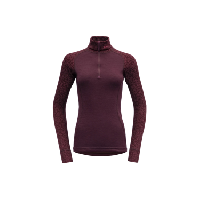 Photo Sous maillot manches longues femme devold duo active merinos 205 z neck rouge