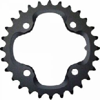 Photo Sram plateau 26 dts s1 80 al3 noir mate 10v