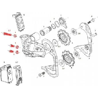 Photo Sram red etap rear derailleur limit screws