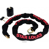 Photo Star lock chaine cadenas longueur 150cm ensemble chaine cadenas