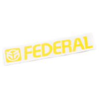 Photo Sticker federal 170mm die cut sticker yellow