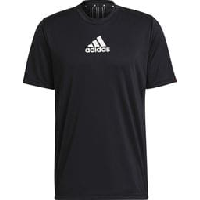 Photo T shirt adidas primeblue designed to move sport 3 bandes