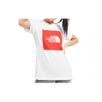 Photo T shirt blanc femme the north face tnf white